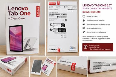 Lenovo Tab One 8.7" Wi-Fi + Cover trasparente