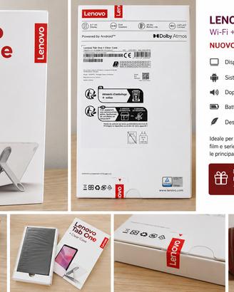 Lenovo Tab One 8.7" Wi-Fi + Cover trasparente
