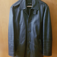 Giaccone lungo pelle Pierre Cardin