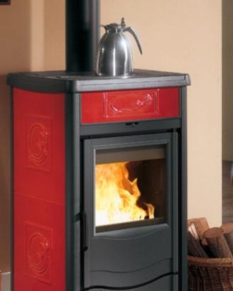 STUFA LEGNA TERMOSTUFA EXTRAFLAME LA NORDICA FIERA