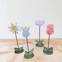 fiori in legno 