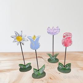 fiori in legno 