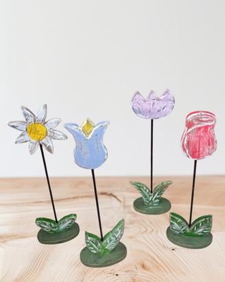 fiori in legno 