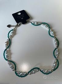 Collana choker di perle