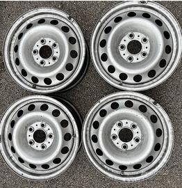 4 - CERCHI IN LAMIERA BMW 6,5X16 5X120 ET46 CB72,6
