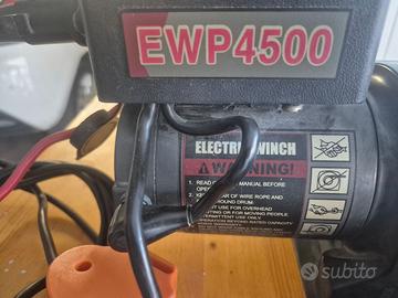 Argano elettrico per carrelli