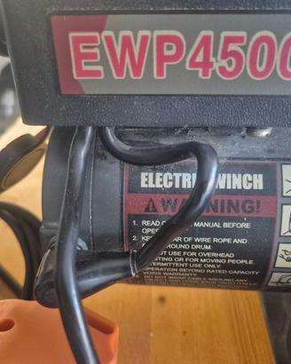 Argano elettrico per carrelli