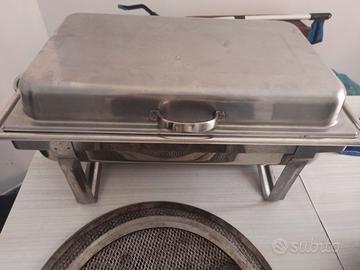 Chafing dish inox GN 1/1 9L + coperchio come nuovo