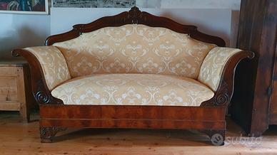 divano antico metà '800 piemontese