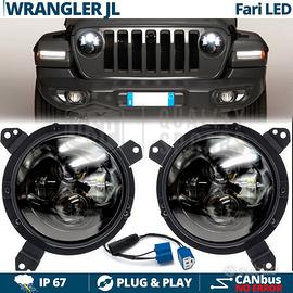 FARI FULL LED Per JEEP WRANGLER JL Bianco Ghiaccio