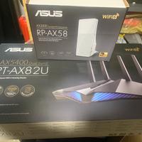 Asus RT-AX82U  Asus RP-AX58