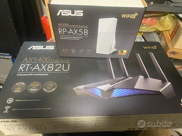 Asus RT-AX82U  Asus RP-AX58