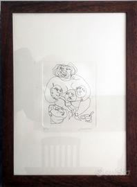 Incisione originale di Mino Maccari