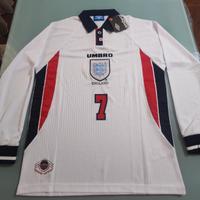 maglia calcio Inghilterra mondiali francia 98