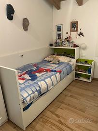 Letto Flaxa + Letto estraibile + testiera
