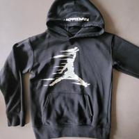 Felpa Jordan nera 10-12 anni bambino