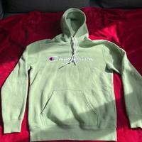 Champion Felpa con cappuccio verde e tasche