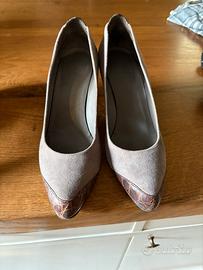 Decolte camoscio color visone  Jil Sander n. 37