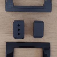 Placche, telai, prese comp. vecchia Living Ticino