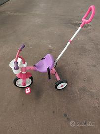 Triciclo Chicco U-Go 2in1 - colore rosa e bianco