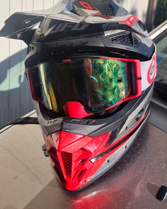 casco cross - motard UFO Intrepid tg. S