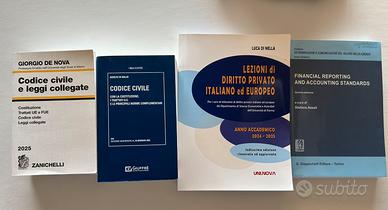 libri 1 anno Economia e Management Unipr