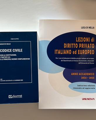 libri 1 anno Economia e Management Unipr