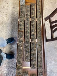 Fregi / cornici in bronzo con rose