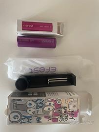 Batteria 18650 Efest con carica batteria