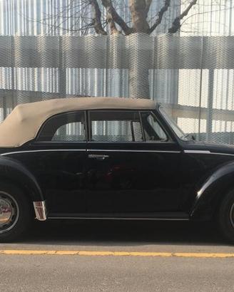 VolksWagen Maggiolone 1600 Cabrio nero 1973 1 prop