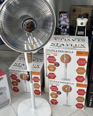 Stufa elettrica radiante oscillante fino a 1000 wa