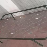 rete letto in metallo branda pieghevole 190x80