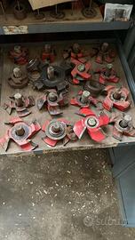 Lotto frese toupie aventi diametro foro albero 25