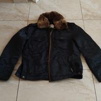 GIUBBINO UOMO DI NYLON COLLO IN PELLICCI BRAND GAS