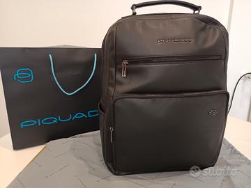 Zaino Piquadro Pelle Nero 15,6"