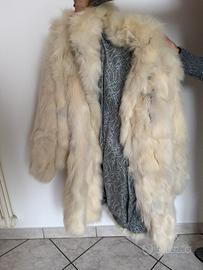 Pelliccia di coda di volpe bianca
