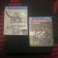 Ps4 slim 1 TB con joystick + FIFA + Gran Turismo