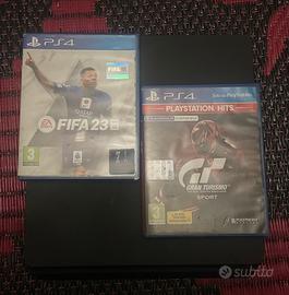 Ps4 slim 1 TB con joystick + FIFA + Gran Turismo