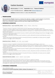 candidato di lavoro 