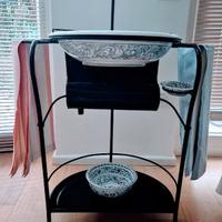 Lavabo in Ferro Battuto ceramica di Albisola