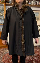 Cappotto con interno in pelliccia