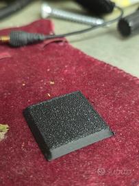 100 Basette 25mm x 25 mm warhammer