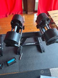 Coppia Manubri regolabili 2 32 + rastrelliera