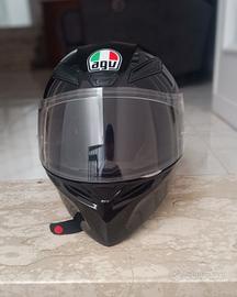 Casco AGV integrale nero lucido - mai usato 
