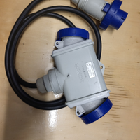 Adattatore industriale triplo SCAME 16A 2P+T IP44