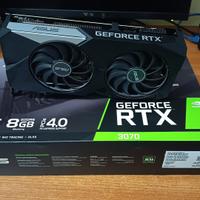 ASUS RTX 3070 8GB – Perfetta + Scatola