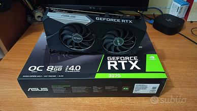 ASUS RTX 3070 8GB – Perfetta + Scatola