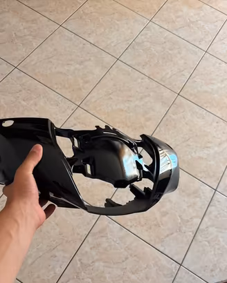 carena faro honda sh 125/150 nero lucido 2020/25