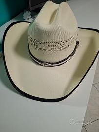capello da cowboy Western in paglia bangora