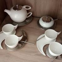 Set Claraluna tazzine teiera zuccheriera